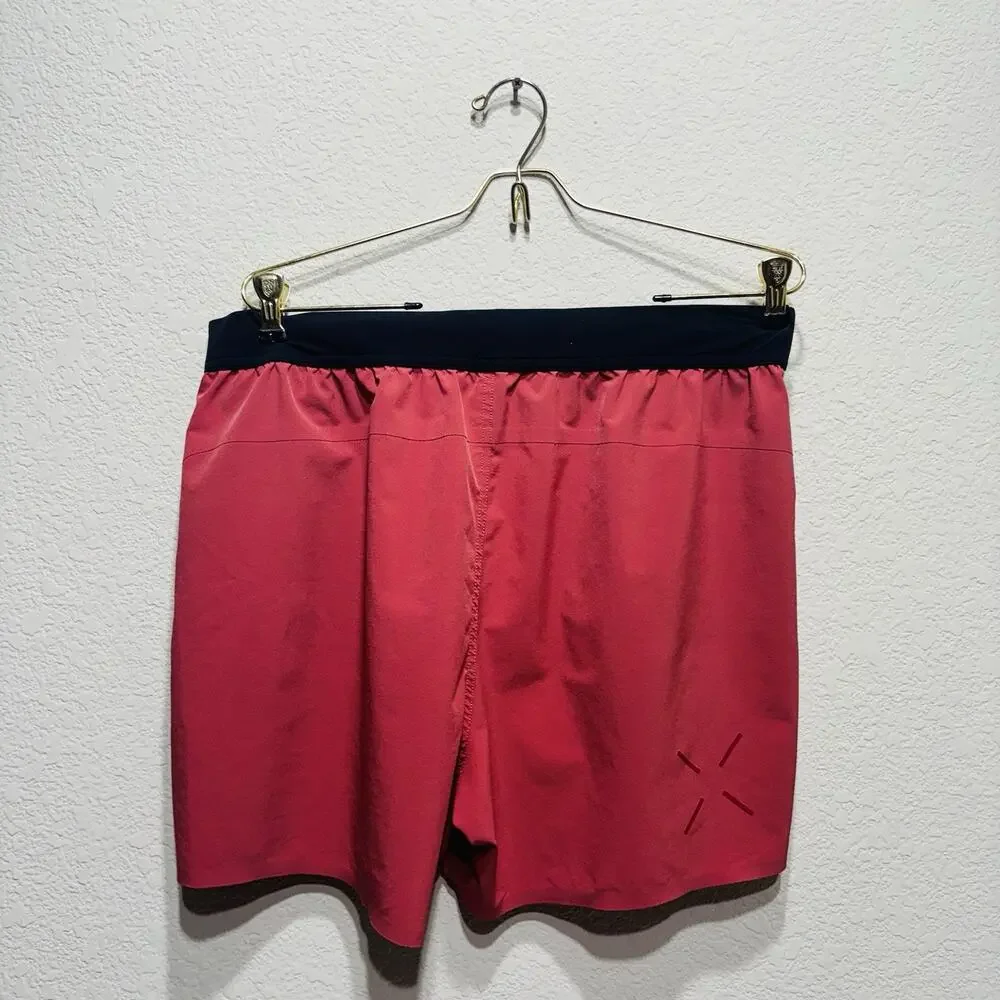 Ten Thousand The Interval Shorts Mens Large Performance Gym Lined Red